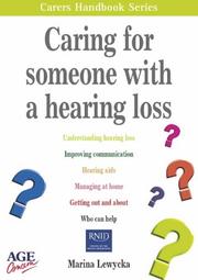 Cover of: Caring for Someone with a Hearing Loss