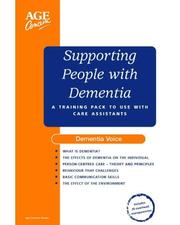 Cover of: Supporting People with Dementia