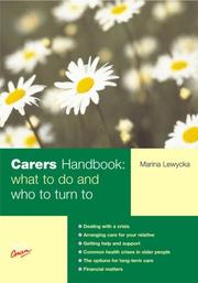 Cover of: Carers Handbook by Marina Lewycka