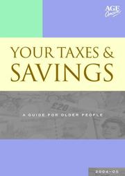 Cover of: Your Taxes and Savings