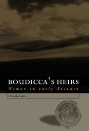 Cover of: Boudicca's heirs: women in early Britain