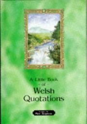 Cover of: Little Book of Welsh Quotations
