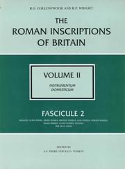 Cover of: Fascicule 2 (Roman Inscriptions of Britain) by 