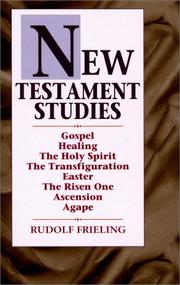 Cover of: New Testament Studies
