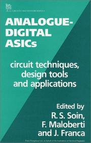 Cover of: Analogue-Digital Asics by Randeep Singh Soin, F. Maloberti