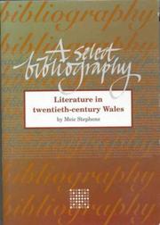 Cover of: Literature in Twentieth-century Wales by Meic Stephens