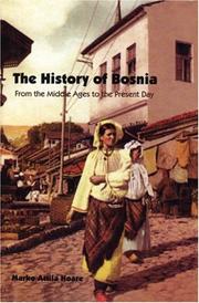 Cover of: A History of Bosnia