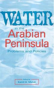 Cover of: Water in the Arabian Peninsula