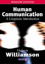 Cover of: Human Communication (Speechmark Editions)