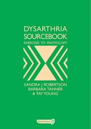 Cover of: Dysarthria Sourcebook
