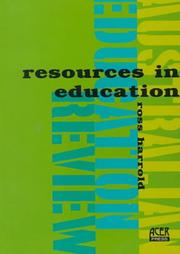 Resources in Education by Ross Harrold