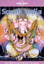 Cover of: Lonely Planet South India (South India, 1st ed) by Christine Niven