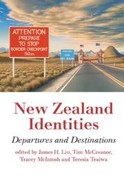 Cover of: New Zealand Identities: Departures and Destinations