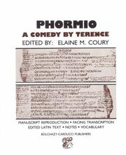 Cover of: Phormio by Publius Terentius Afer