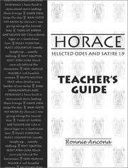 Cover of: Horace: Selected Odes and Satire 1.9 Teacher's Guide
