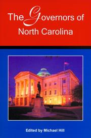 Cover of: The Governors of North Carolina