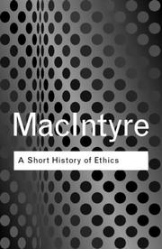 Cover of: A Short History of Ethics | Alasd MacIntyre