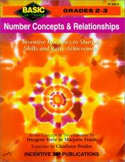 Cover of: Number Concepts and Relationships: Inventive Exercises to Sharpen Skills and Raise Achievement (Basic Not Boring)