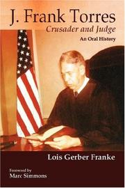 Cover of: J. Frank Torres by Lois Gerber Franke