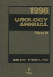 Cover of: Urology Annual (Urology Annual 1996)