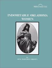 Cover of: Indomitable Oklahoma Women