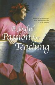 Cover of: A JOYFUL PASSION FOR TEACHING