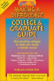 Cover of: Making a Difference College and Graduate Guide (Making a Difference) by Miriam Weinstein