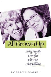 Cover of: All Grown Up by Roberta Maisel