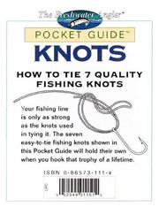 Cover of: Knots Pocket Guide (Freshwater Angler)