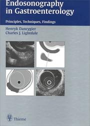 Endosonography In Gastroenterology by Henryk, Ed. Dancygier