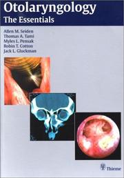 Cover of: Otolaryngology: The Essentials