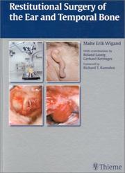 Restitutional Surgery Of The Ear And Temporal Bone by M.E. Wigand