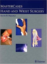 Cover of: MasterCases in Hand and Wrist Surgery (MASTERCASES) by Kevin D. Plancher