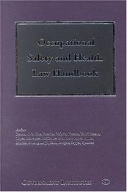 Cover of: Occupational Safety and Health Law Handbook | Lesa L. Byrum