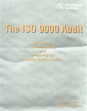 Cover of: The ISO 9000 Audit | Unger Darren P.