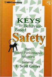 Cover of: Keys to Behavior-Based Safety