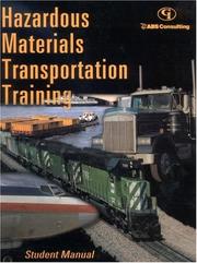 Cover of: Hazardous Materials Transportation Training: Student's Manual