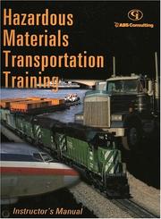 Cover of: Hazardous Materials Transportation Training: Instructor's Manual