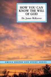 Cover of: How You Can Know the Will of God