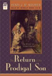 Cover of: The Return of the Prodigal Son by 