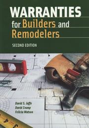 Cover of: Warranties for Builders and Remodelers | David S. Jaffe