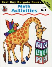 Cover of: Best Buy Bargain Math Activities, Grades K-1 by School Specialty Publishing