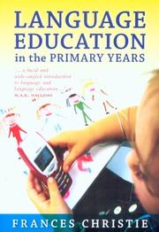 Cover of: Language Education in the Primary Years