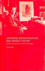 Cover of: Japanese Modernisation and Mingei Theory by Yuko Kikuchi