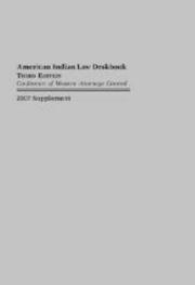Cover of: American Indian Law Deskbook 2007 Supplement (American Indian Law Deskbook Supplement)