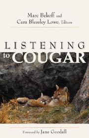 Listening to cougar by Marc Bekoff