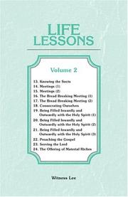 Cover of: Life Lessons, Vol. 2 (Messages 13-24)