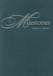 Cover of: Milestones