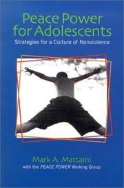 Cover of: Peace Power for Adolescents: Strategies for a Culture of Nonviolence