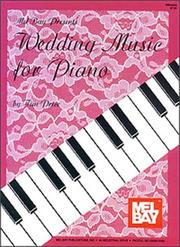 Cover of: Mel Bay Presents Wedding Music for Piano (Mb94308)